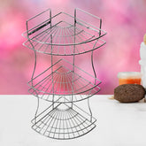 5265 Multipurpose Stainless Steel Multi- 3 Tier Corner Storage Rack DeoDap