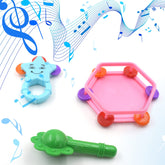 4377 Musical Gallery Khanjari Musical Instrument Toy Baby Play Toy Fun Return Gift for Kids Birthday (3 Pc Set)