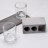 5223 2Wine Glass & Marbal Holder New & Attractive Design For Hotel & Cafes Use DeoDap