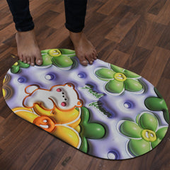 4598 Super Absorbent Floor Mat, Non Slip Bath Mat Easter Quick Dry Bath Mat Rug for Bathroom Bathtub fit Under Door