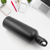 12515 Vacuum Stainless Steel Water Bottle With Carry Handle, Fridge Water Bottle, Leak Proof, Rust Proof, Cold & Hot | Leak Proof | Office Bottle | Gym | Home | Kitchen | Hiking | Trekking | Travel Bottle (750 ML)