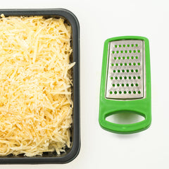 0694 Plastic and Stainless Steel Veg Cheese Mill Grater Standard Collector Box Kitchen Ware with Detachable Storage Container