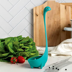 5871 Soup Spoon Creative Long Handle Standing Loch Ness Monster Colander Spoon Dinnerware Cooking Tools Kitchen Accessories