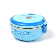 2874A Single Layer Doraemon Steel Lunch Box High Quality Premium Lunch Box For Office & School Use DeoDap