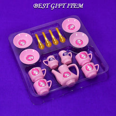 4459 Tickles Tea toy Set | Coffee Kitchen Plastic Set Toy for Kids, Boys & Girls (15Pcs) DeoDap