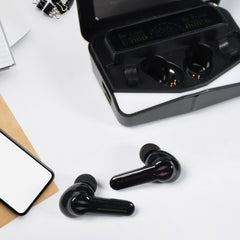 6707 M28 Earbuds Max Bluetooth Gaming Headset With Lighting Ear buds 5.1 Earbuds Black DeoDap