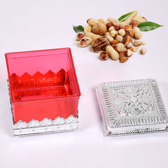 7129 RUBY DRYFRUIT STORAGE CONTAINER ATTRACTIVE DESIGN BOX FOR HOME , GIFTING & KITCHEN USE DeoDap