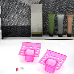 7644 2in1 Tumbler Dish & Toothbrush Holder ( 2 pcs Pack ) DeoDap