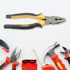 1698 Wire Beading Featured Repair Tool Serrated reliable efficacy Jaws Combination Cutting Plier, Sturdy Steel Combination Plier for Home & Professional Use 1pc