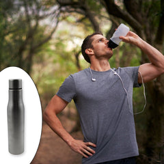6858 Fridge Water Bottle, Stainless Steel Water Bottles, Flasks for Tea Coffee, Hot & Cold Drinks, BPA Free, Leakproof, Portable For office/Gym/School 1000 ML