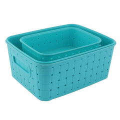 2270 Multipurpose Smart Shelf Basket Storage Basket (Set 3 Pc) DeoDap