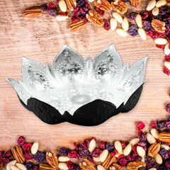 5481 DECORATIVE MUKHWAS SERVING TRAY SERVING MUKHWAS PLATE FANCY CANDY TRAY DRY FRUIT SERVING TRAY (2 Pc Set)