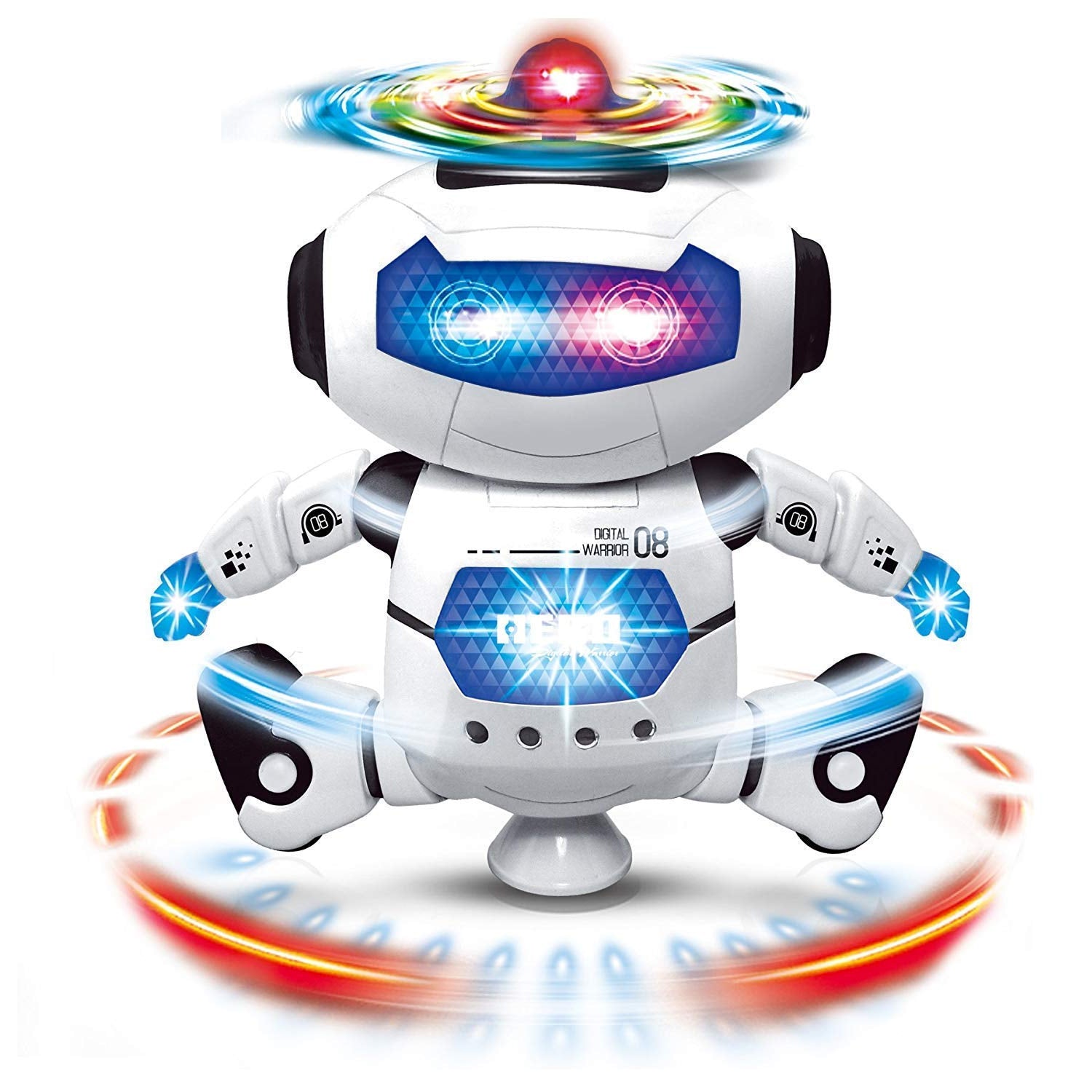 4462 Dancing Robot with 3D Lights and Music. DeoDap