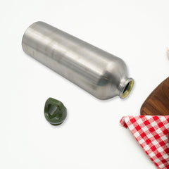 8312 Stainless Steel Water Bottle, Fridge Water Bottle, Stainless Steel Water Bottle Leak Proof, Rust Proof, Hot & Cold Drinks, Gym Sipper BPA Free Food Grade Quality Silver Color, Steel fridge Bottle For office/Gym/School 750Ml