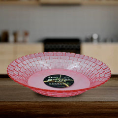5734 Round Plastic Dinner Plate / Tray / Snacks / Breakfast Plate friendly Plastic Plate for Kids Party Supplies Birthday Holiday Party Dinnerware Supplies (1 Pc)