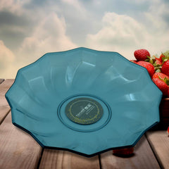 5732 Flower Shape Plastic Dinner / Fruit Plate / Tray / Snacks / Breakfast Plate friendly Plastic Plate for Kids Party Supplies Birthday Holiday Party Dinnerware Supplies (1 Pc)