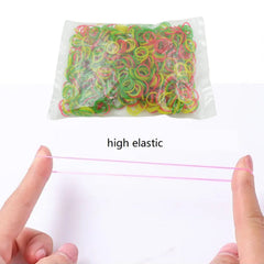 4356 Rubber Band For Office/Home and Kitchen Accessories Item Products, Elastic Rubber Bands, Flexible Reusable Nylon Elastic Unbreakable, For Stationery, School Multicolor (0.75 Inch, 50 GM)
