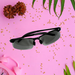 7702 Sports Sunglasses Classic Luxury Lightweight Rimless Sports Sunglasses For Driving , Fishing , Hiking & outdoor Use DeoDap