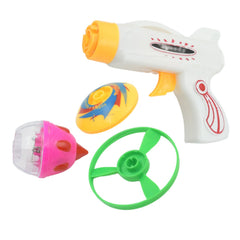 3248 Flash & Sound Super Speed Spinner Gun Set for Kids (Battery Not Included / 1 Pc )