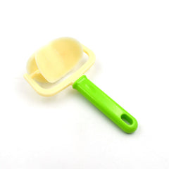 2886 Plastic Round Roll Forming Cutter Cake Ball Tongs and Molds, Puri Cutter, Roller Machine for Baking Tools (1 Pc Mix Color)