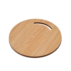 7123 Wooden Round Chopping Board For Chopping Fruit & Vegetable DeoDap