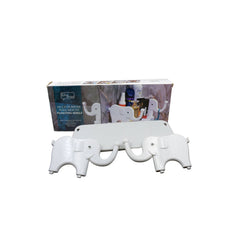 9272 MULTIFUNCTIONAL ELEPHANT SHAPED STORAGE SHELF, NO PUNCHING WALL MOUNTED MINI STORAGE RACK, CREATIVE CUTE ELEPHANT SHELF ORGANIZER FOR KITCHEN BATHROOM BEDROOM STUDY