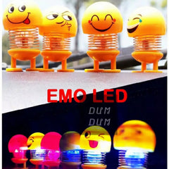 4714 Emoji Shake Car Dashboard Doll Dance for Car interior Decoration With LED Light DeoDap