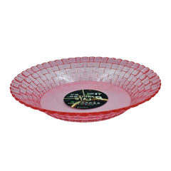 5734 Round Plastic Dinner Plate / Tray / Snacks / Breakfast Plate friendly Plastic Plate for Kids Party Supplies Birthday Holiday Party Dinnerware Supplies (1 Pc)