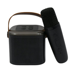 12669 Wireless Speaker Microphone Set, RGB Light Support Memory Card PortableKaraoke Machine Perfect for Travel TV