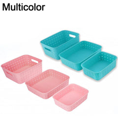2270 Multipurpose Smart Shelf Basket Storage Basket (Set 3 Pc) DeoDap