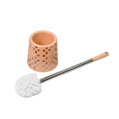 4691 Toilet Brushes/Toilet Holders Toilet Brush Set Toilet Cleaning Brush Household with Base Wash Toilet Brush No Dead Angle Cleaning Set Household Cleaning Tools DeoDap