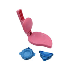 7014 Puri Press & Dough Press Set Dumpling Dough Press Pastry Maker Mould Mold & Puri Press Maker High Quality Kitchen Product Use For Gujiya Making ( 3 Pcs Set )
