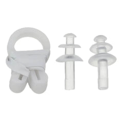 0399 Swimming Goggles With Ear And Nose Plug Adjustable Clear Vision Anti-Fog Waterproof DeoDap