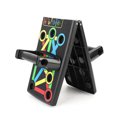 6650 Body Building Portable Push Up Board System with Strong Grip Handle for Chest Press, Gym & Home Exercise, Strength Training, Dips/Push Up Stand for Men & Women DeoDap