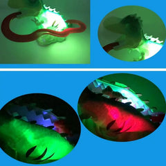 17657 Children Electric Tracks Climb Stair Dinosaur Toys Glowing With Sound Kid Toy Animals Model Interactive Toys