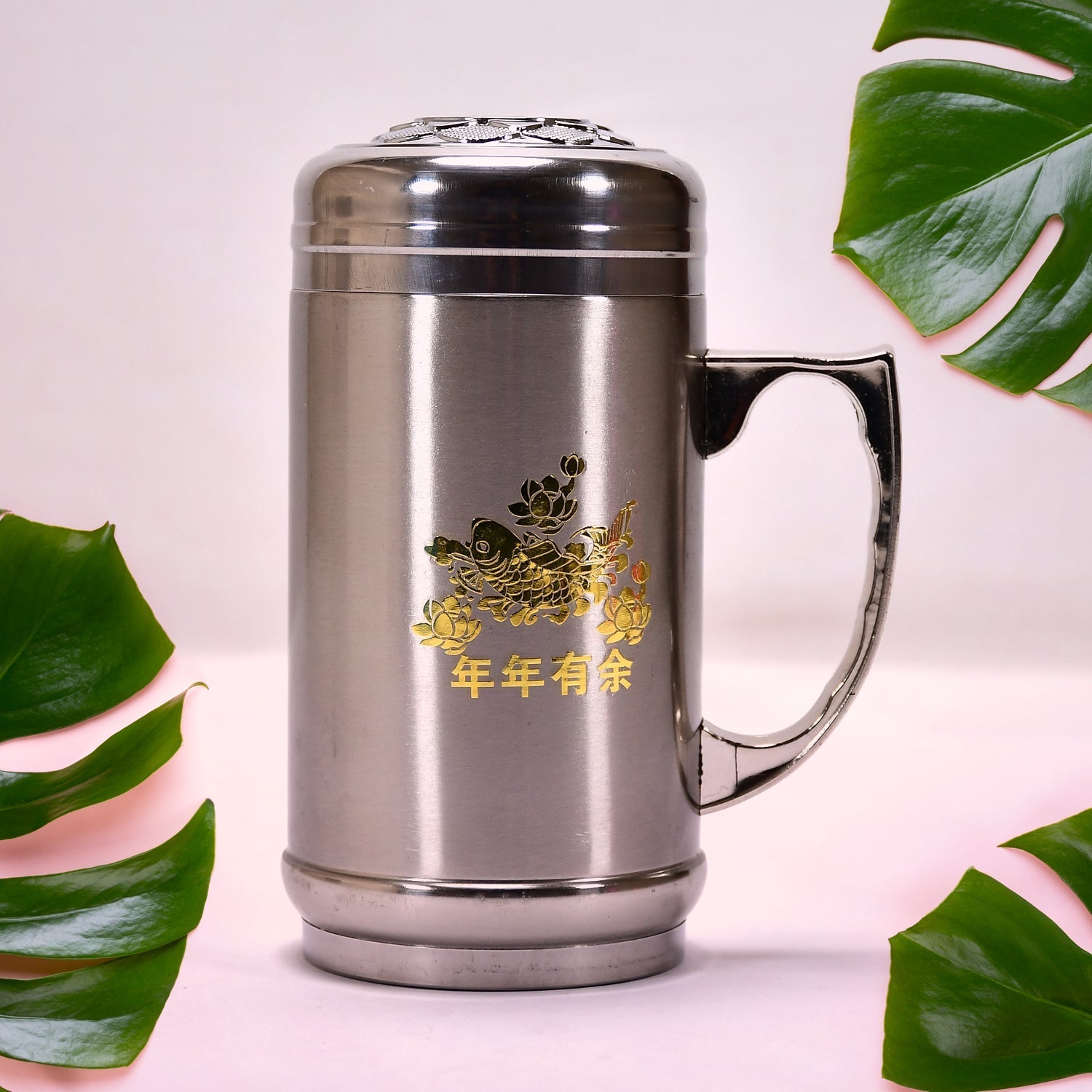 6759 DOUBLE STAINLESS STEEL MUG BOTTLE FOR TRAVEL, HOME, OFFICE, SCHOOL 400ML DeoDap