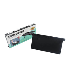 4690 TV Top Shelf Screen Shelf Adjustable Monitor Shelf Media Shelf TV Shelf for Cable Box Game Storage TV Stand Above TV Shelf Mount Audio Video Shelving for Cellphone Stand