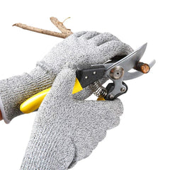 0677 Anti Cutting Resistant Hand Safety Cut-Proof Protection Gloves (Multicolour) DeoDap