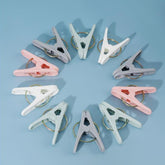 4523 Plastic Cloth Clips for Cloth Dying Cloth Clips Multipurpose Clothes Pins for Indoor and Outdoor Use Strong and Durable Clips For Clothes Drying ( Pack Of 20pc ) DeoDap