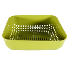 8181 Multipurpose Small Plastic Kitchen Basket, Vegetables and Fruits Washing, Basket (20x17 Cm)