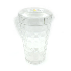 3692 Mocktail Pet Jug Plastic Jug With lid, Drinking Beverage Jag, Transparent Tableware Reusable BPA Free, Plastic Water jug for Home use, Perfect for Home, Restaurants