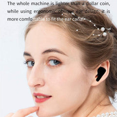 6705 Earphones, with touch control, Black Bluetooth M12 Max Wireless Technology Stereo Sound made with High-end Material DeoDap