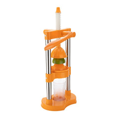 7128 Hand Pressure Juicer With Glass Manual Cold Press Juice Machine Instant Make Juice Squeezer, Fruits Juicer, Juice Maker, Orange Juice Extractor For Fruits & Vegetables, Orange DeoDap