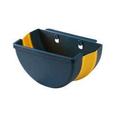 4160 Wall Mounted Hanging Trash Can With Adhesive Hook, Garbage Bin for Kitchen Cabinet Door, Small Collapsible Foldable Waste Bins, Hanging Trash Holder for Bathroom Bedroom Office Car, Portable (1 Pc)