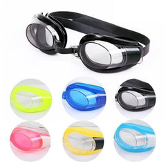 0399 Swimming Goggles With Ear And Nose Plug Adjustable Clear Vision Anti-Fog Waterproof DeoDap
