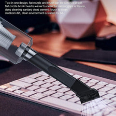 7370 Vacuum Cleaner Dust Collection 2 in 1 Car Vacuum Cleaner 120W High-Power Handheld Wireless Vacuum Cleaner Home Car Dual-use Portable USB Rechargeable