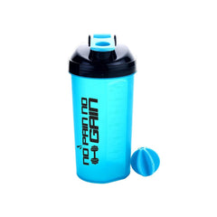 4879 700ml Protein Shaker Bottle with Powder Storage 3-Compartment Gym Shake Blender DeoDap