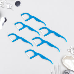 12578 2 In 1 Tooth Picks Flossers, Portable Toothpicks, Resealable Oral Care Dental Flosser, Easy Storage Dental Pick for Fresh Breath and Healthy (30 Pcs Set)