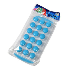 5353 Smart Push Pop Out Round Shape Mini Ice Cube Trays with Flexible Silicone Bottom | Round Shape Silicone Chocolate Mold Maker Ice Cube Tray Freeze Mold DeoDap
