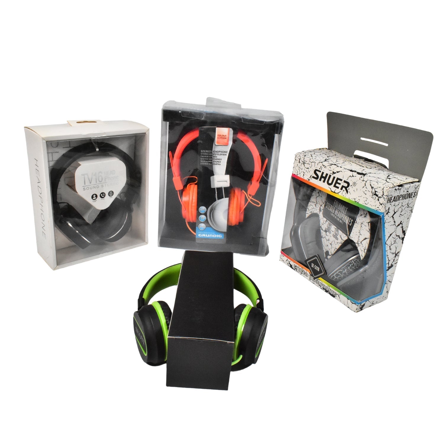 6389 Wired On Ear Headphones With Mic With 3.5 Mm Drivers, In-Built Noise Cancelling, Foldable And Adjustable For Laptop/ Pc / Office / Home DeoDap